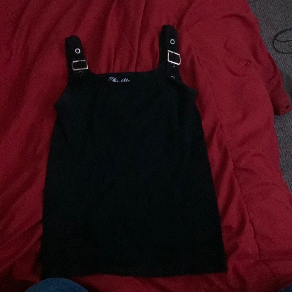It’s a black tank top